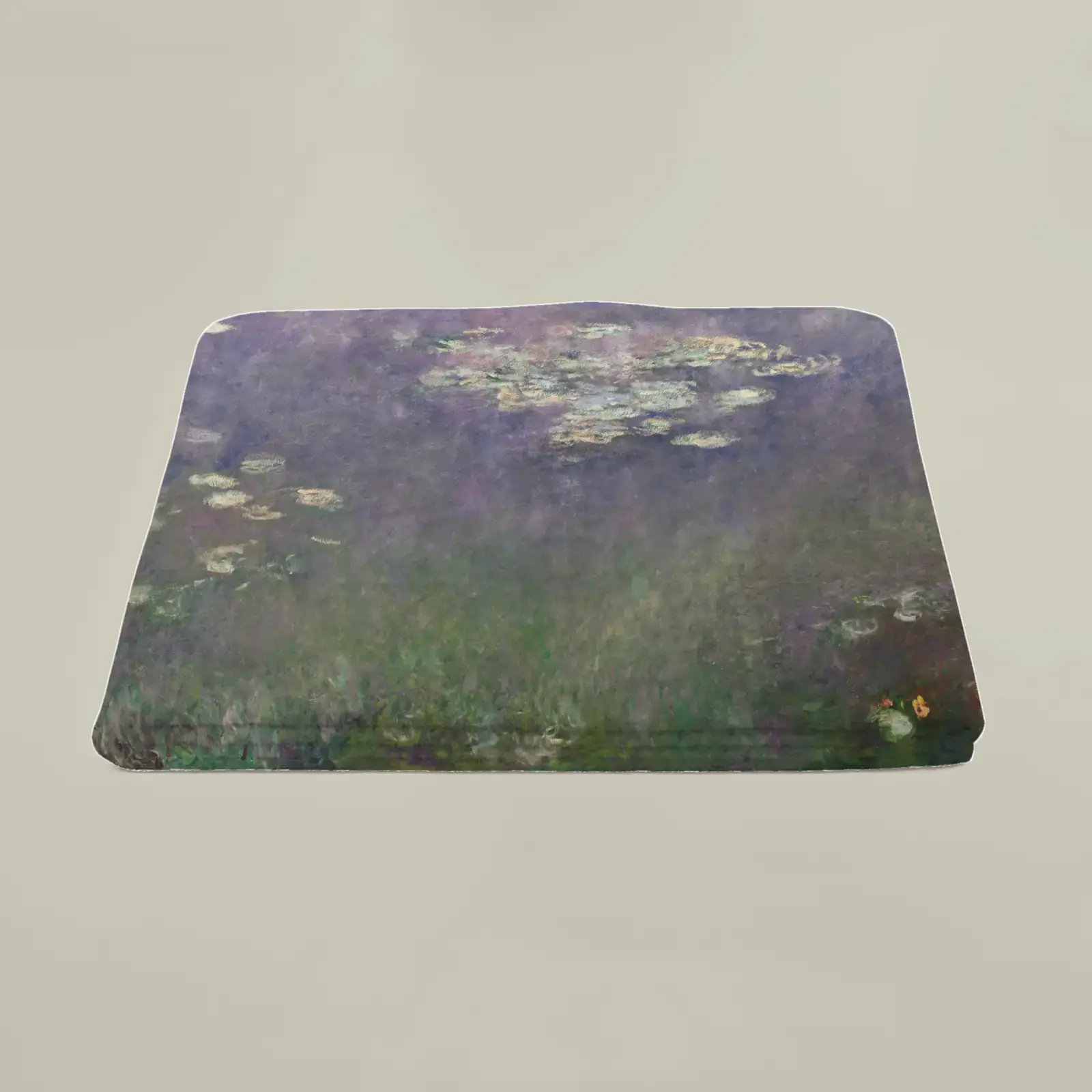 Water Lilies (Agapanthus) by Claude Monet, printed on a beach towel