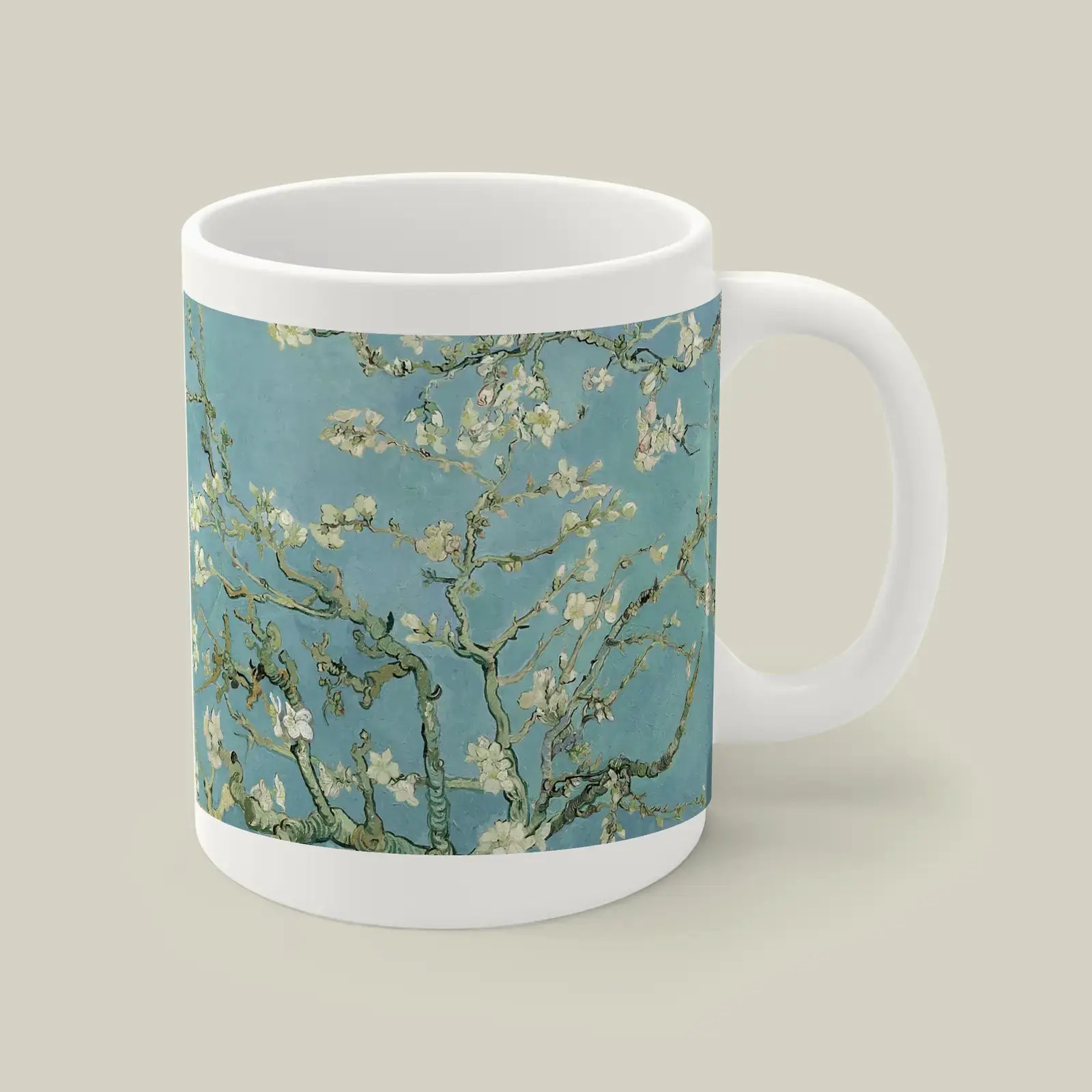 Almond Blossom by Vincent van Gogh, printed on a mug