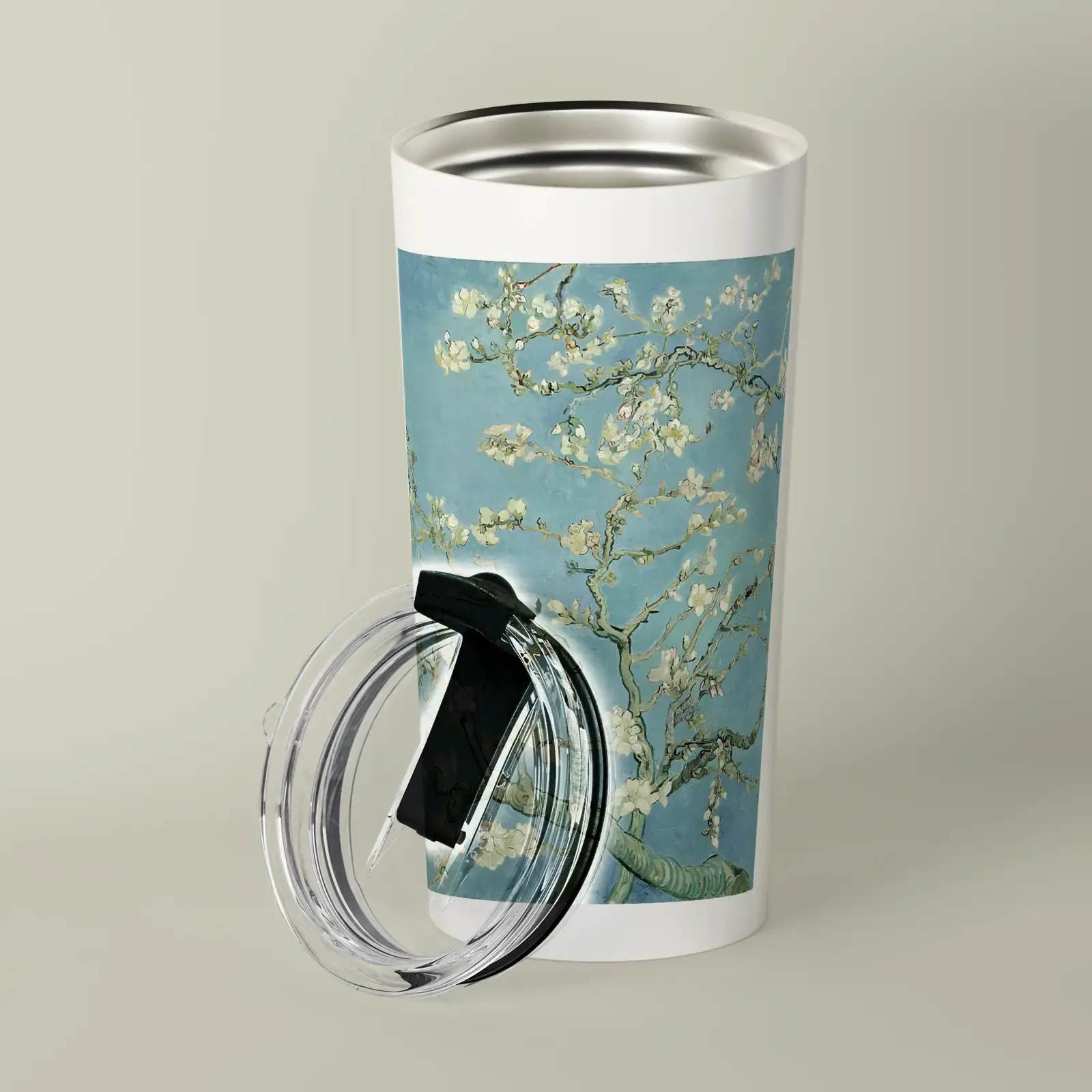 Almond Blossom by Vincent van Gogh, printed on a tumbler