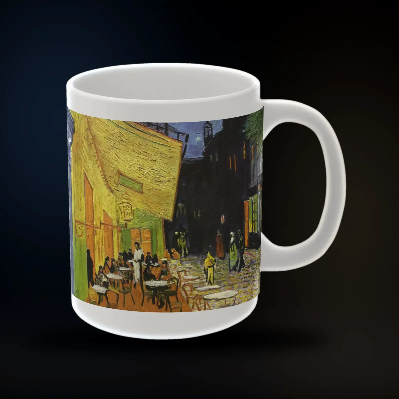 Café Terrace at Night by Vincent van Gogh, printed on a mug