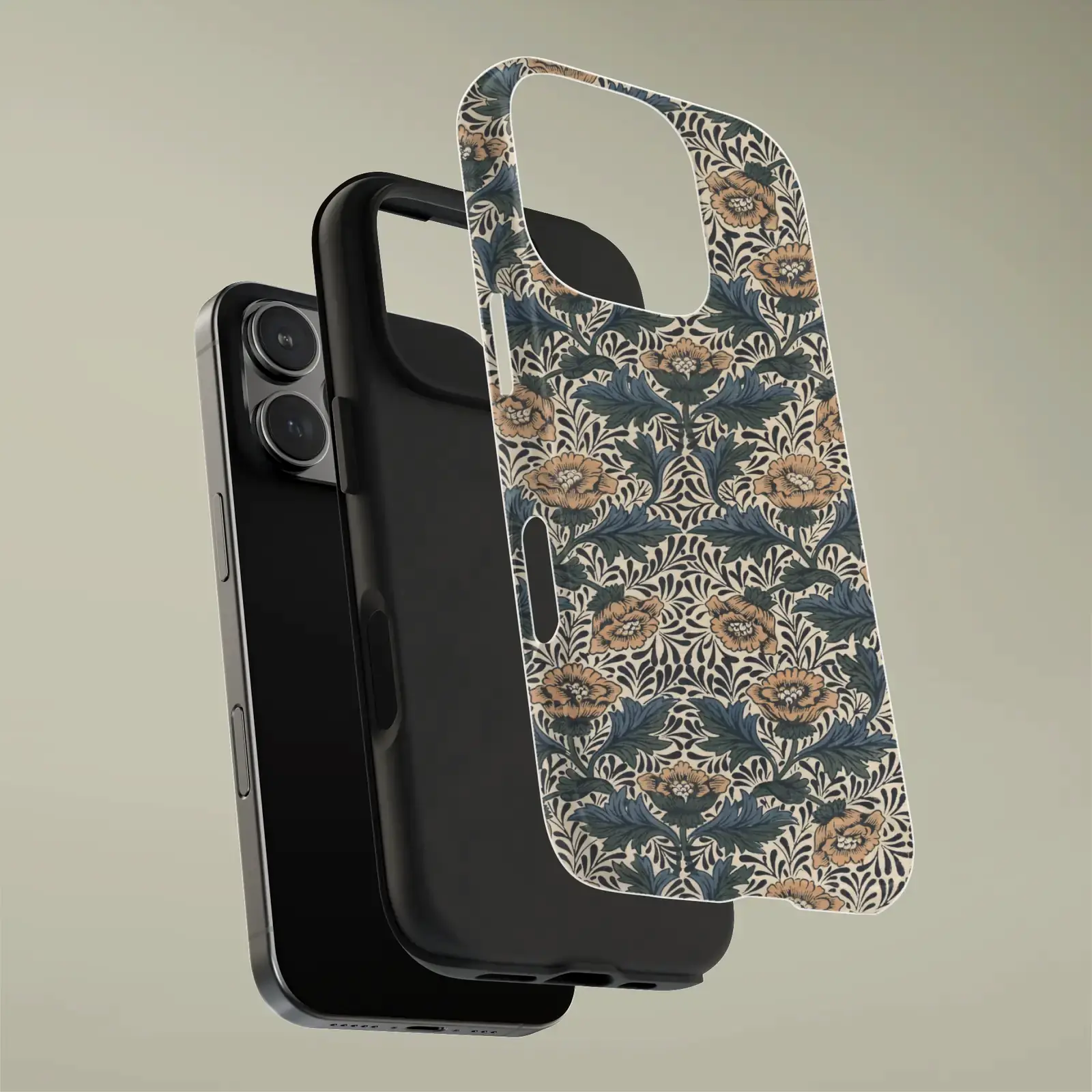 Peony by Kate Faulkner, printed on a phone case