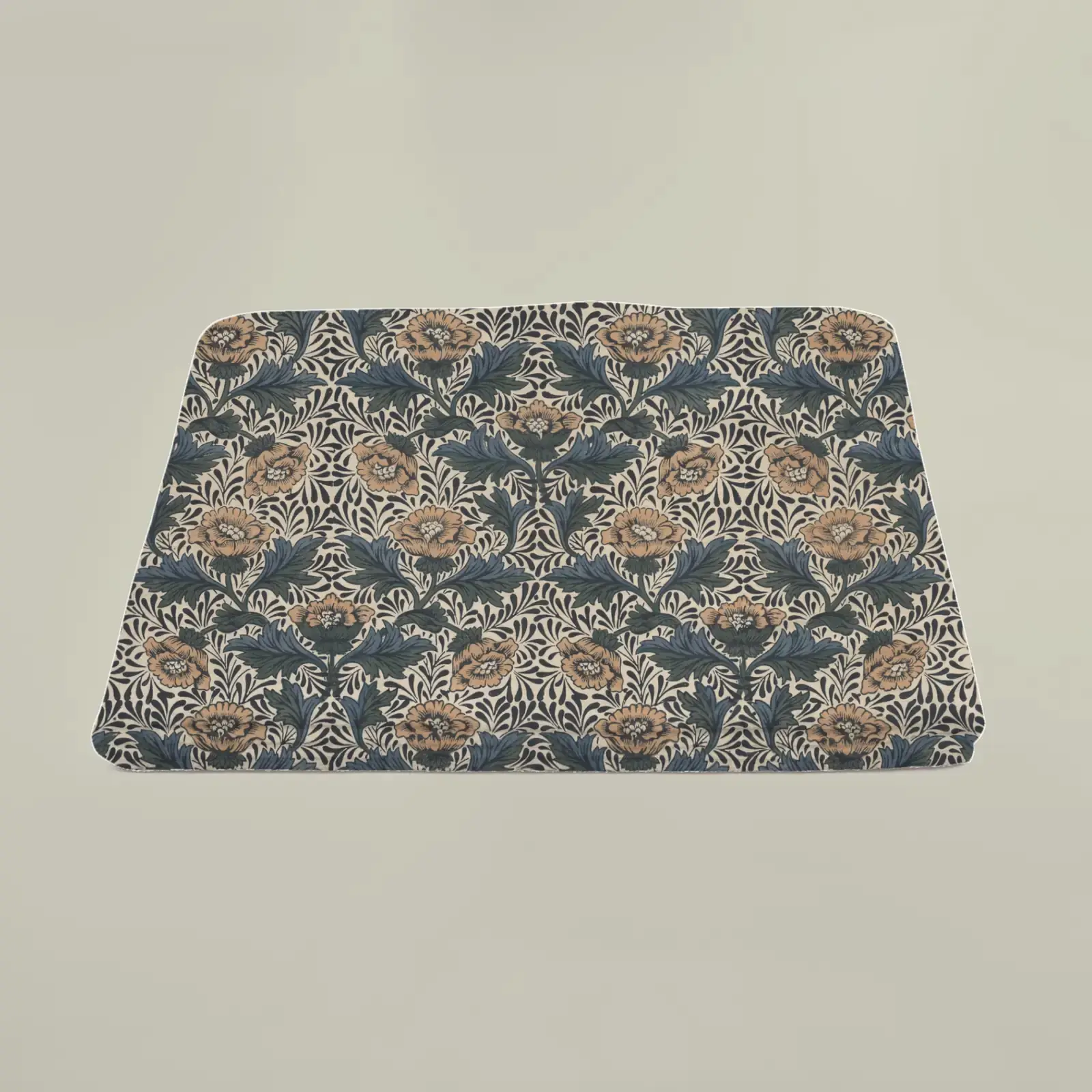 Peony by Kate Faulkner, printed on a beach towel