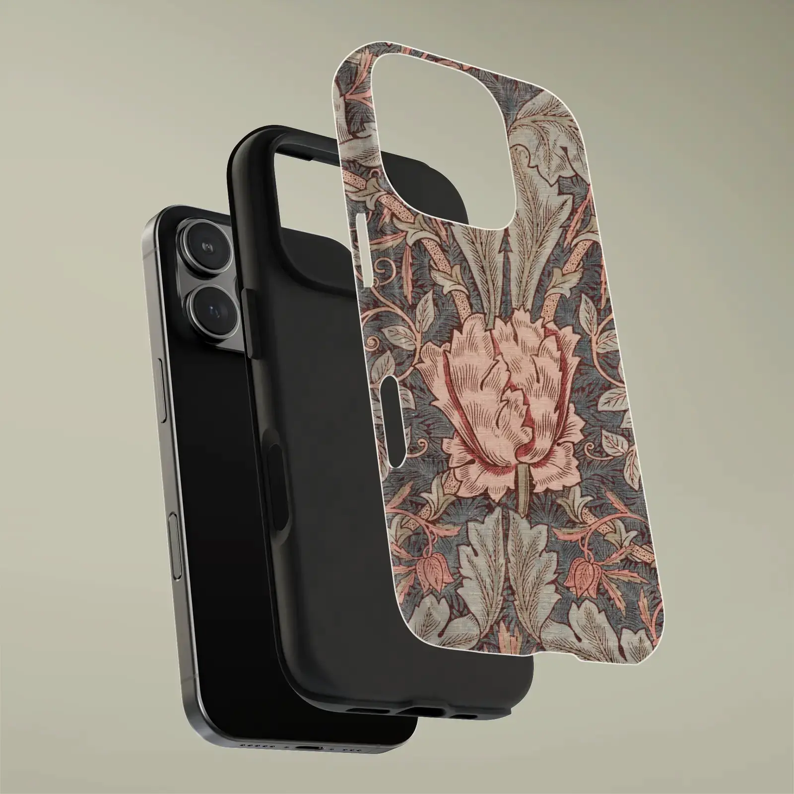 Honeysuckle by William Morris, printed on a phone case