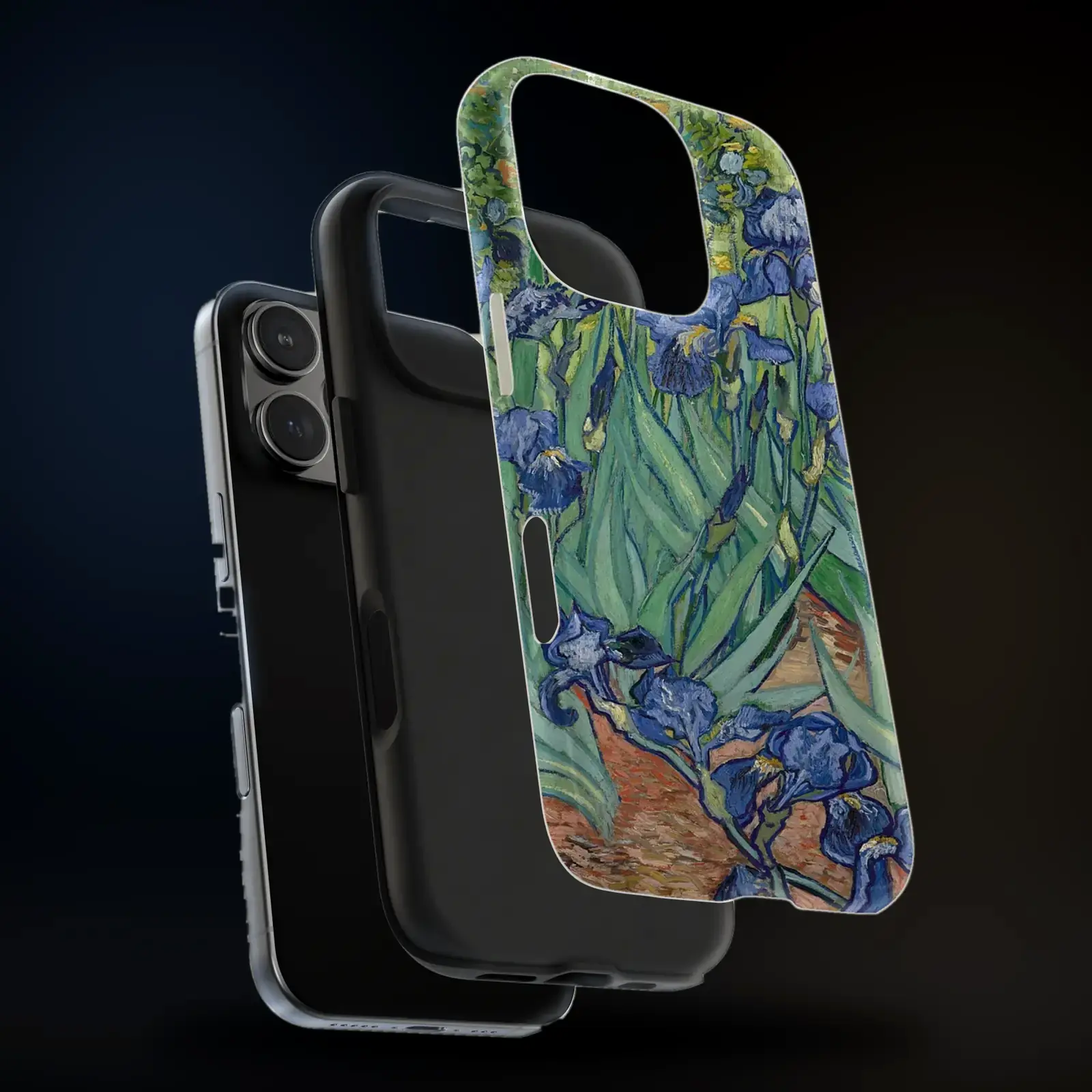 Irises by Vincent van Gogh, printed on a phone case