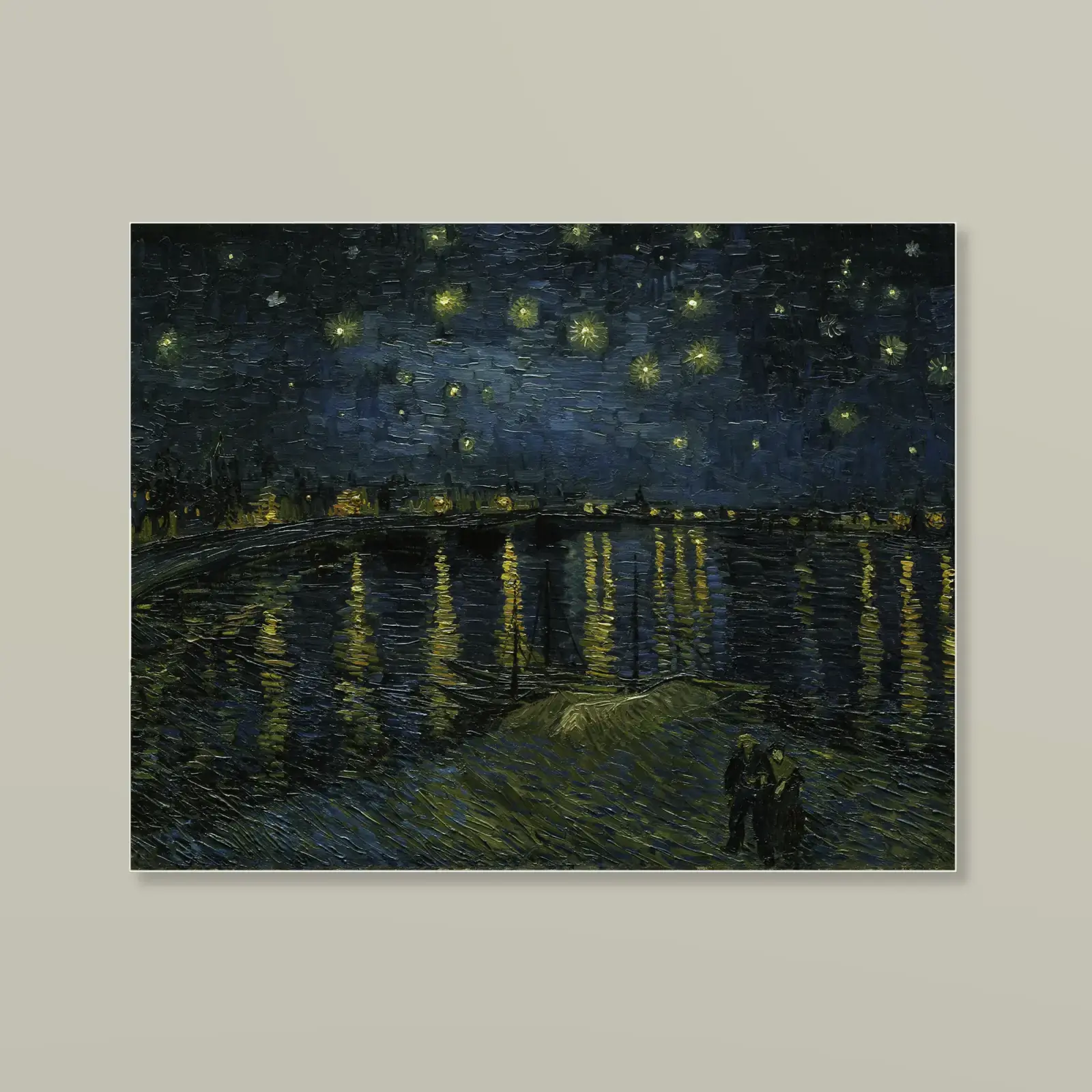 Starry Night Over the Rhône by Vincent van Gogh, printed on a acrylic print