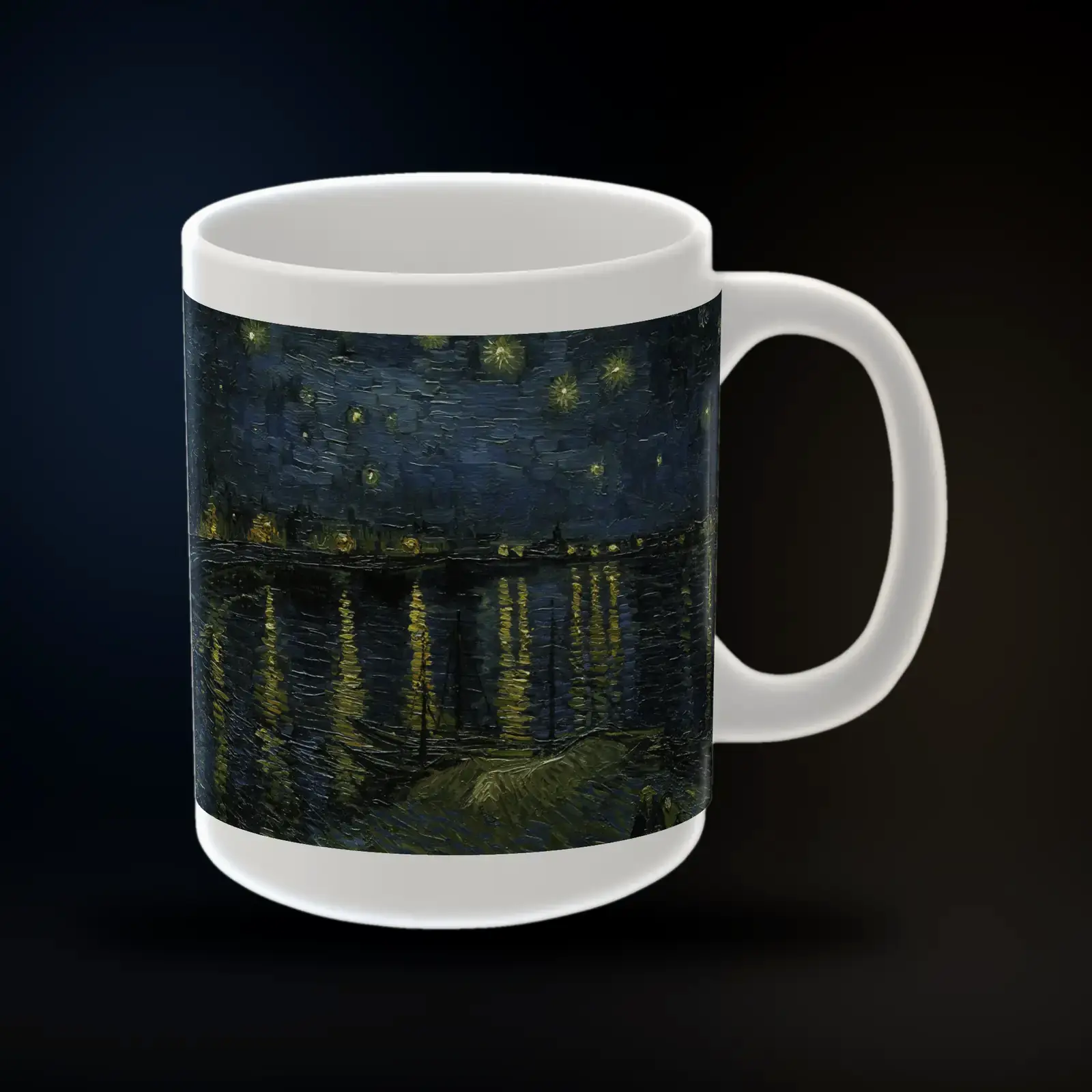 Starry Night Over the Rhône by Vincent van Gogh, printed on a mug