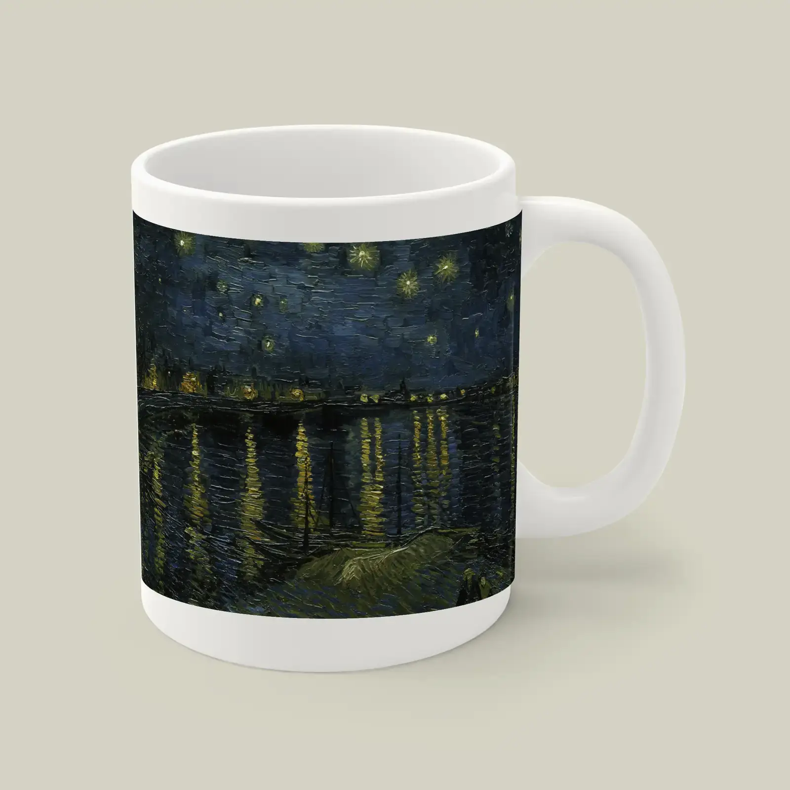 Starry Night Over the Rhône by Vincent van Gogh, printed on a mug
