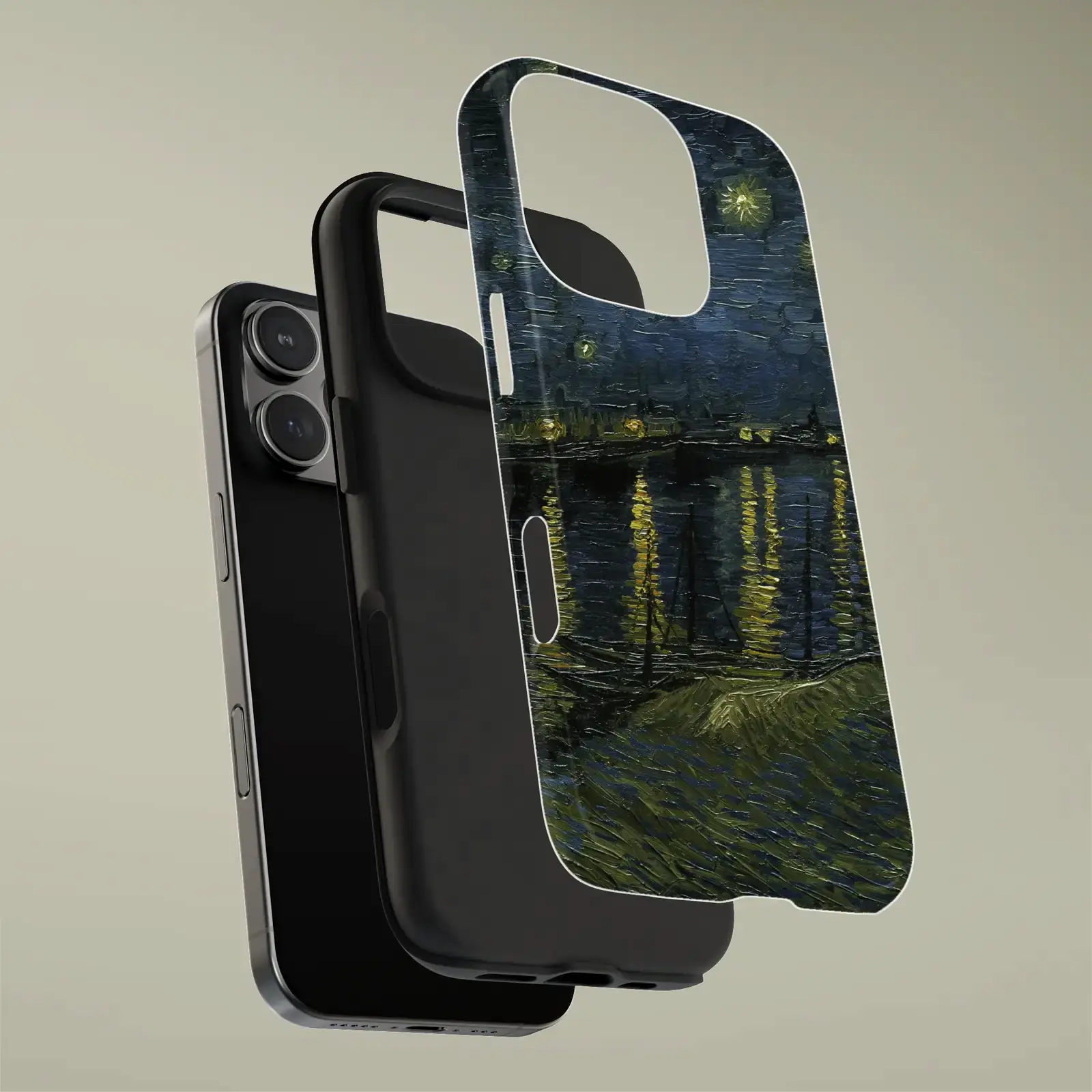 Starry Night Over the Rhône by Vincent van Gogh, printed on a phone case